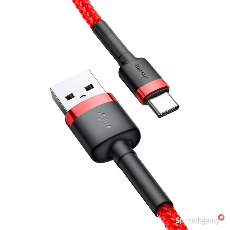 Mocny kabel Baseus USB typC typec w oplocie 3m Siemianowice Śląskie