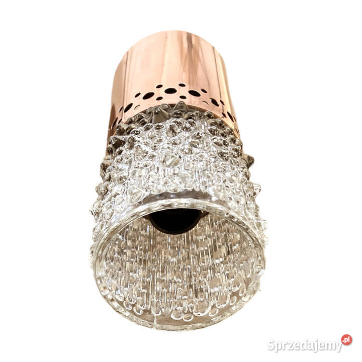 Lampa wisząca proj F Perceny VEB Narva Leuchten mazowieckie