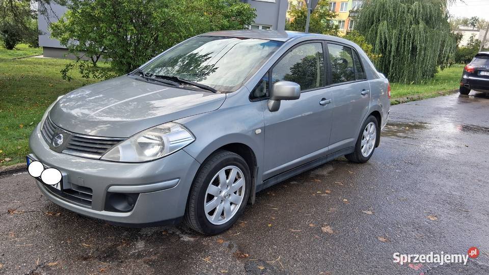 Nissan Tiida 2008r 16BLpgKlimaZarej Rok produkcji 2008 lubelskie Poniatowa