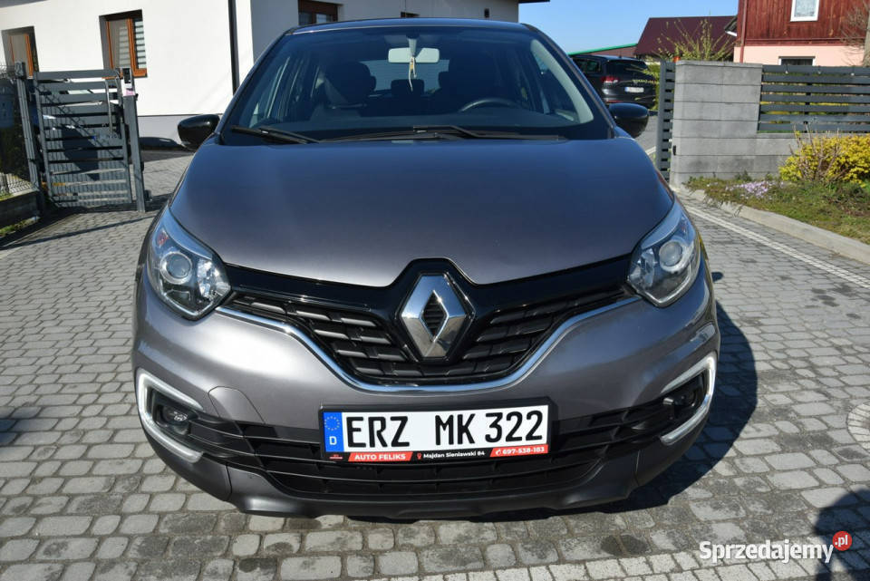 Renault Captur 09B Klima Navi Lift 2018r szary sprzedam