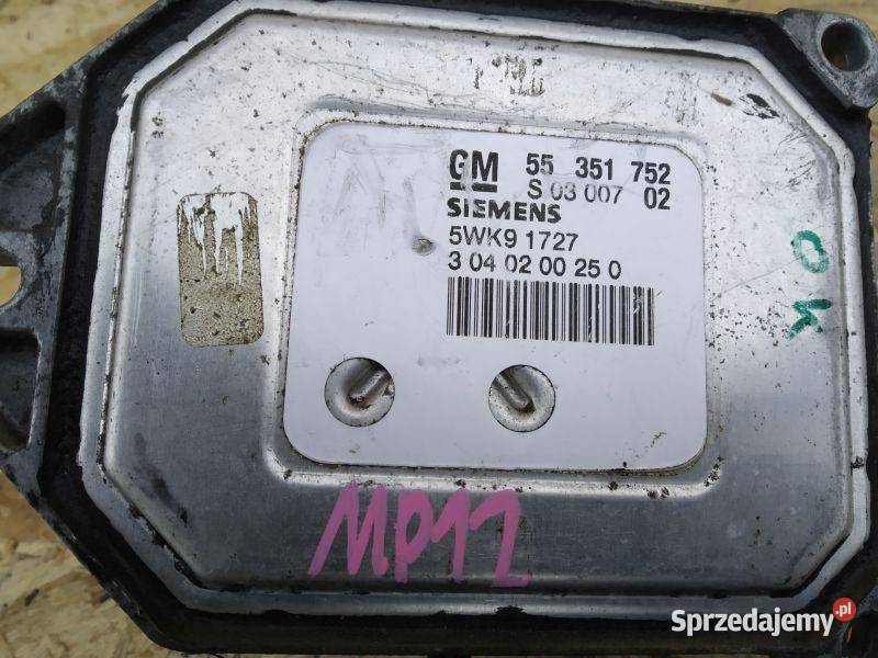 STEROWNIK SILNIKA KOMPUTER OPEL ZAFIRA A 2002 Gliwice sprzedam