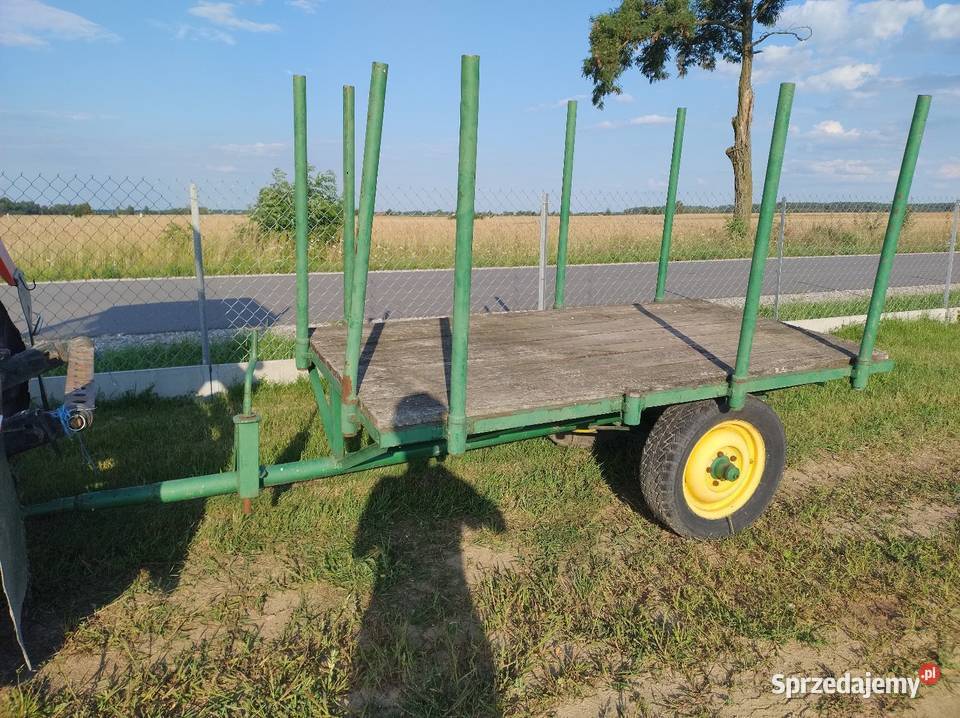 Przyczepa do mini traktora na ogród wodę drewno Przyczepy rolnicze Biała Podlaska