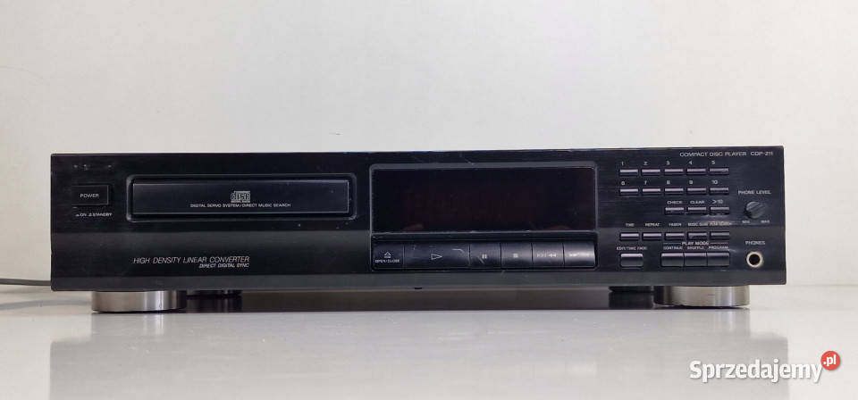 Sony odtwarzacz kompakt CD player CDP 211 CDP211 Międzychód