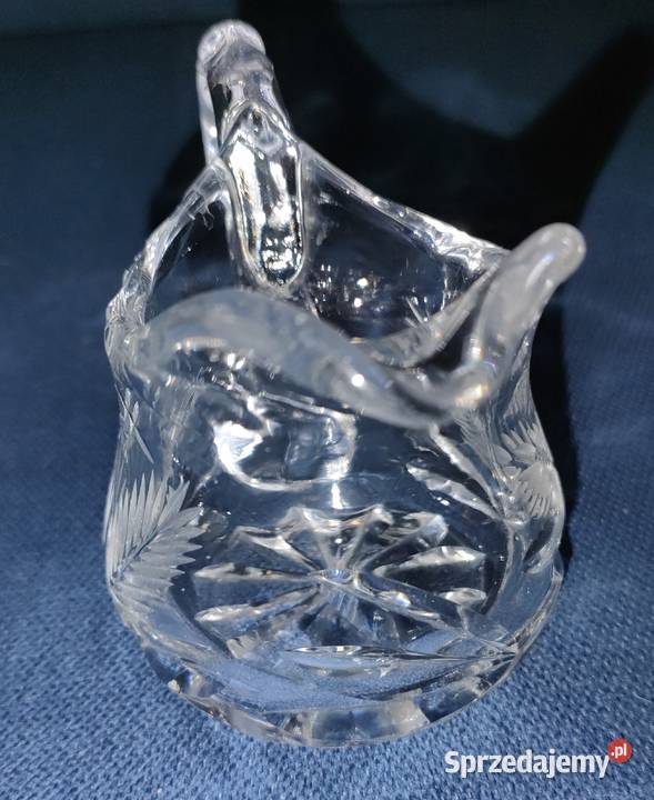 Zestaw szkła kryształowego misa popielniczka