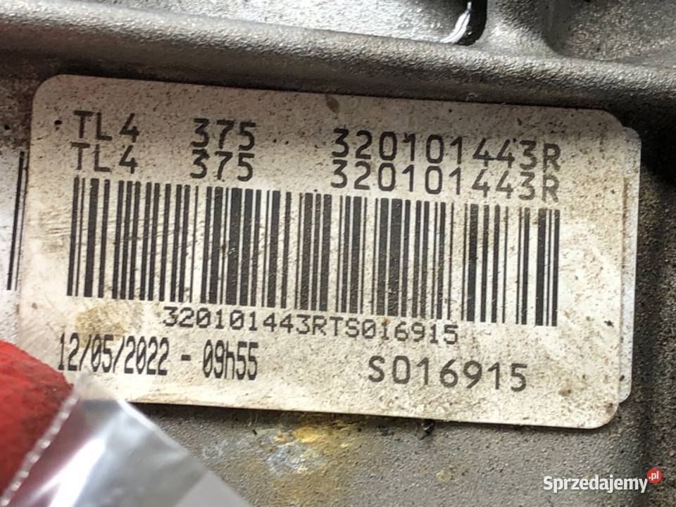 SKRZYNIA BIEGÓW RENAULT KADJAR TL4375 13 140 Skrzyni biegów sprzedam
