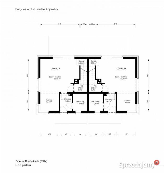 Domy jednorodzinne dwulokalowe 2 piętra Czerniewo sprzedam