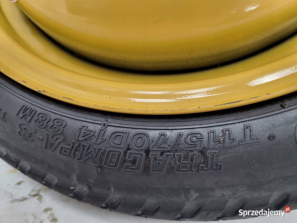 KOŁO DOJAZDOWE Honda Jazz II III 11570 D14 R14 Chełm sprzedam