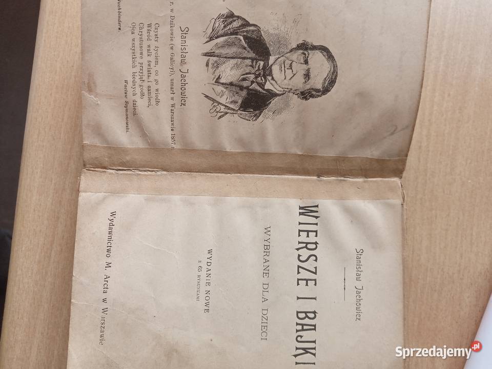 Stanisław Jachowicz Wiersze i bajki 1913 Miechów sprzedam