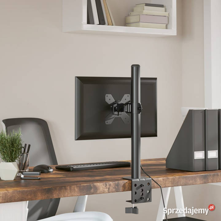 Stojak na monitor czarny stalowy VESA 75100 mm Warszawa