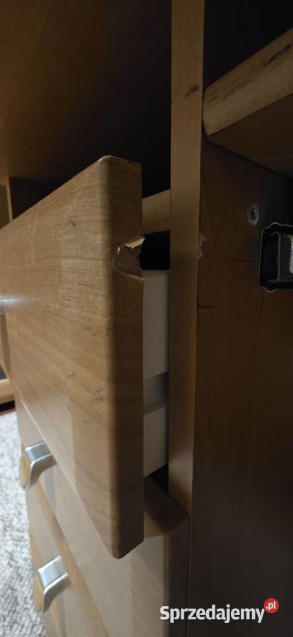 Biurko z szufladami i półkami Lublin sprzedam