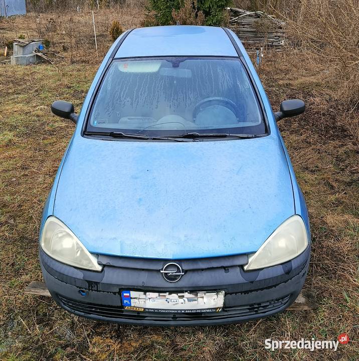 Opel Corsa C 10 benzyna 2000 r CzęściCałość Zarejestrowany w Polsce Wilcza Góra