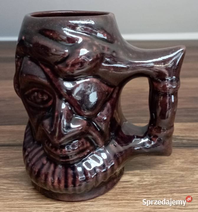 Kufel z kamionki głowa pirata kamionka małopolskie Zbylitowska Góra sprzedam