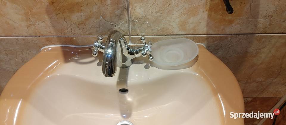 Umywalka z nogą Dalia beż