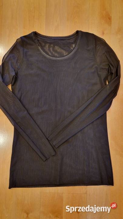 Bluzkatshert czarny z długimi rękawami z Odzież damska Lublin