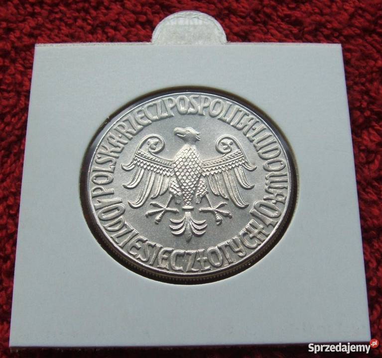 MONETA 10 KRÓL KAZIMIERZ WIELKI 1964 PRÓBA Katowice