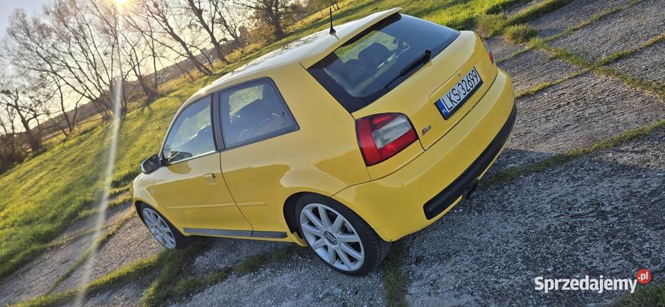 Audi S3 8L 18 T BLPG 210 AMK 2001 YELLOW OKAZJA Krasnystaw sprzedam