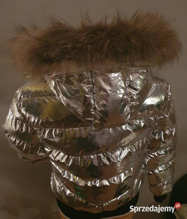 kurtka metaliczna srebrna Plein M Szczecin