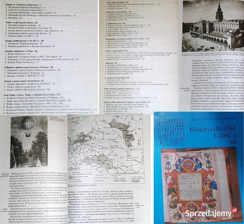 Dawne i nowe czasy Część 1 Historia książka Syta Kielce