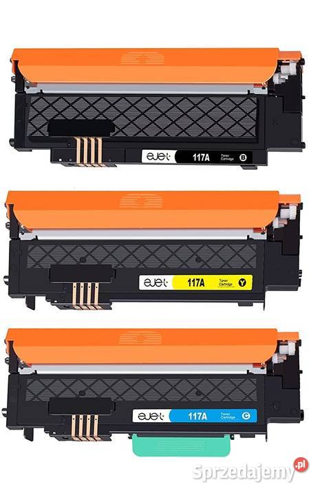 3x Toner 117A W2070 Black Yellow Cyan HP 150 178 Gaszowice