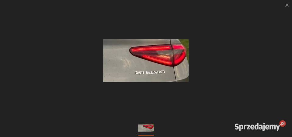 ALFA ROMEO STELVIO LAMPA TYŁ KONWERSJA PRZERÓBKA osobowe Ostrów Mazowiecka