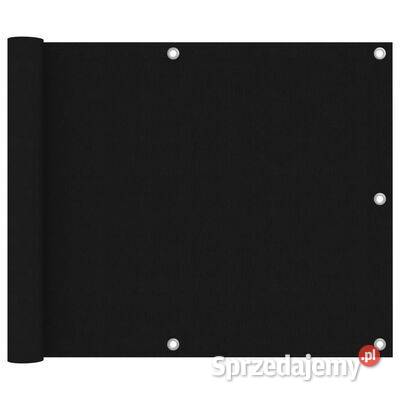 vidaXL Parawan balkonowy czarny 75x400 tkanina Warszawa