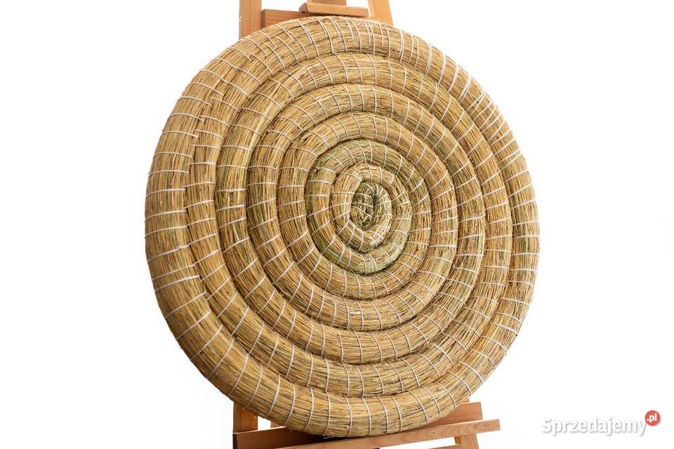 Słomiana tarcza łucznicza 80 na 8 Sporty strzeleckie i myślistwo Nowa Jedlanka