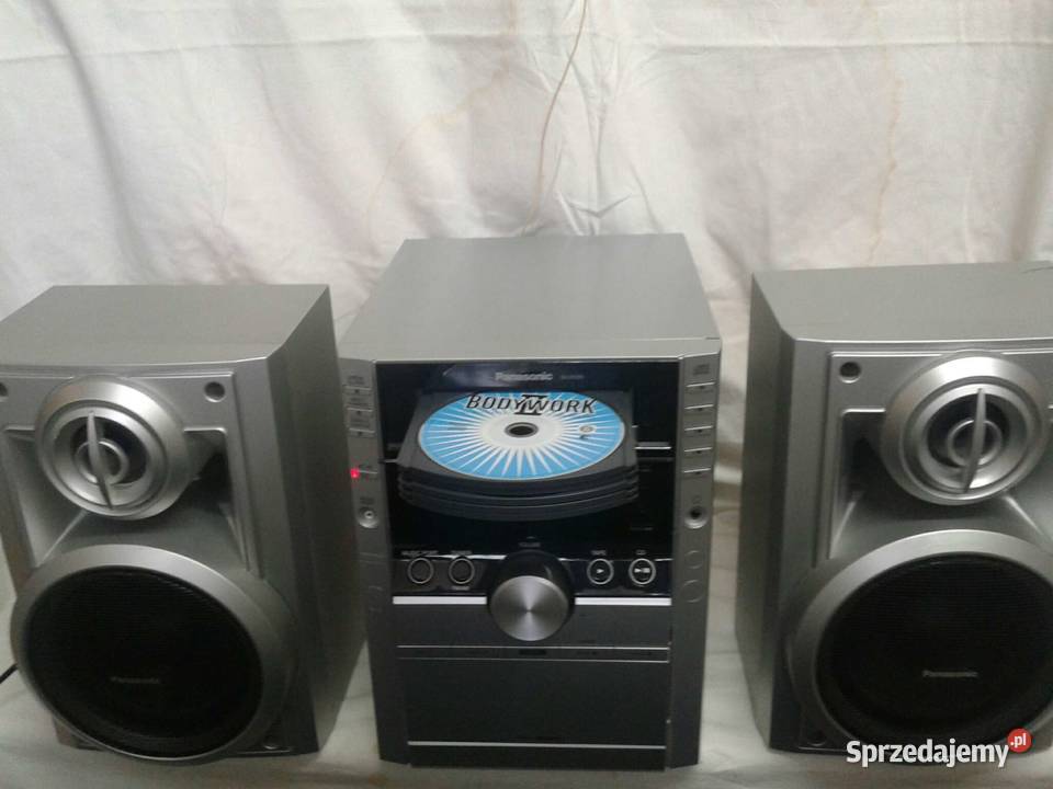 Wieża PANASONIC 5xCD kaseta radio RDS Ostrowiec Świętokrzyski