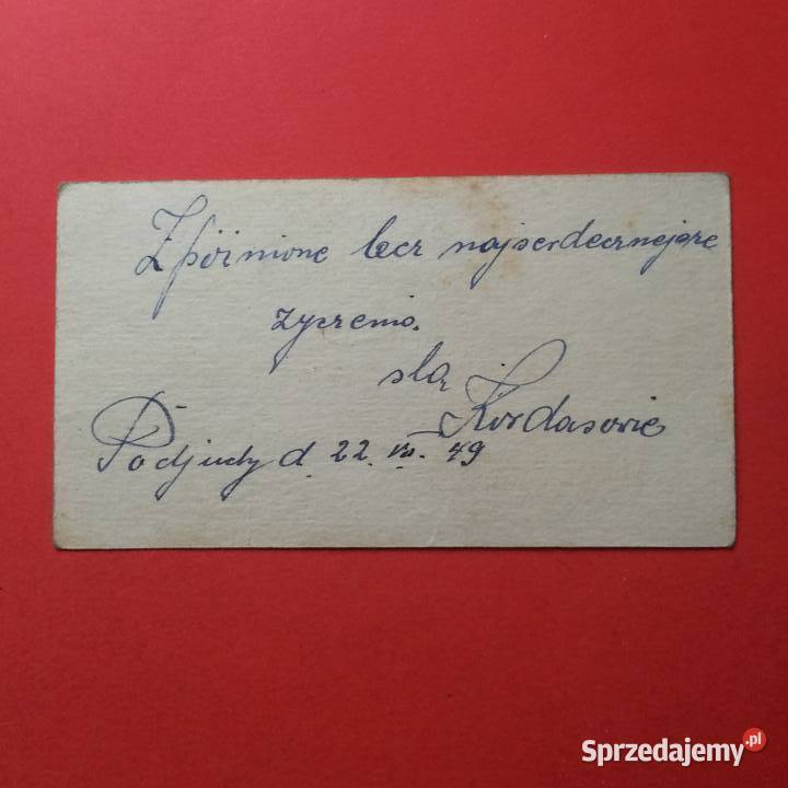 1993 Kartka Z Życzeniami Imieninowymi