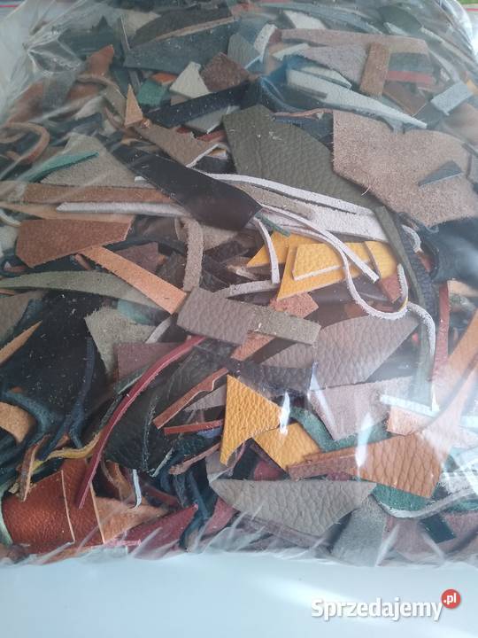 Skóra Licowa Ścinki 3403 gramy wypełnienie Gdańsk