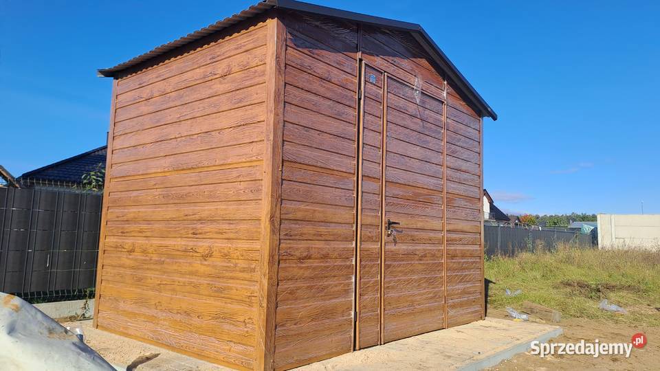 Garaż Blaszany MAGAZYN na działkę Altana na 20m2 Sprzedaż Środa Wielkopolska