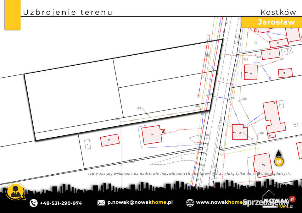 Działki Budowlane MPZP Kostków 13a 25a