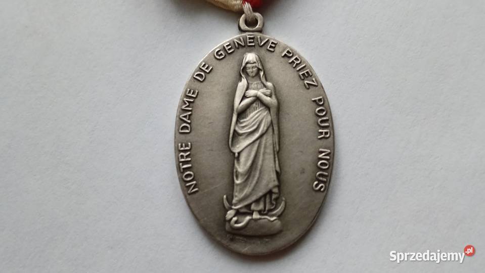 Medal Notre Dame De Geneve Genewa Lourdes Wojcieszków sprzedam