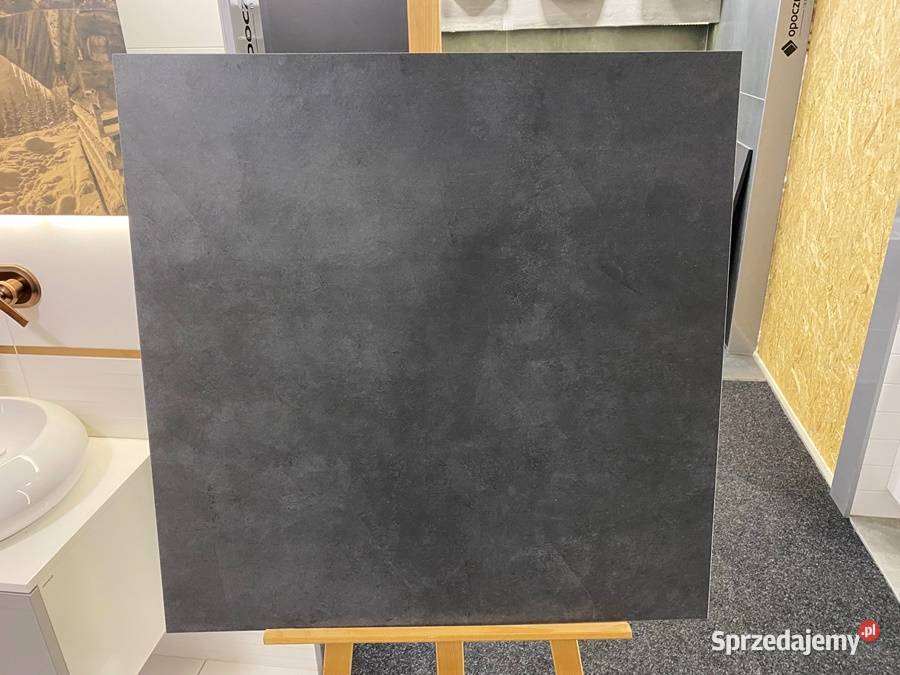 Gres 75x75 beton cement Antrazite lux Zakopane