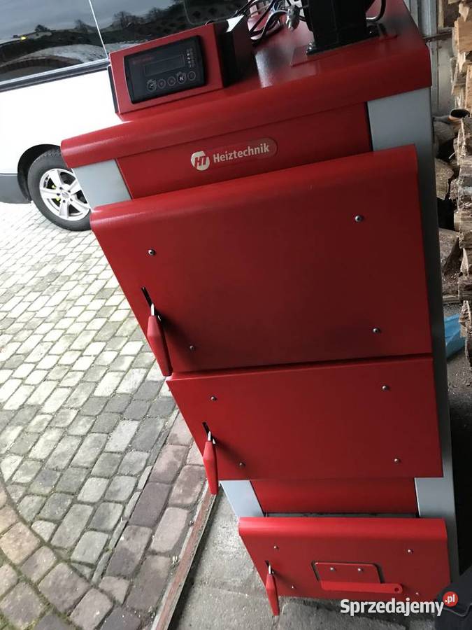 Kocioł heiztechnik q plus dr 15 kw drewno Piece i kominki Przybrda sprzedam