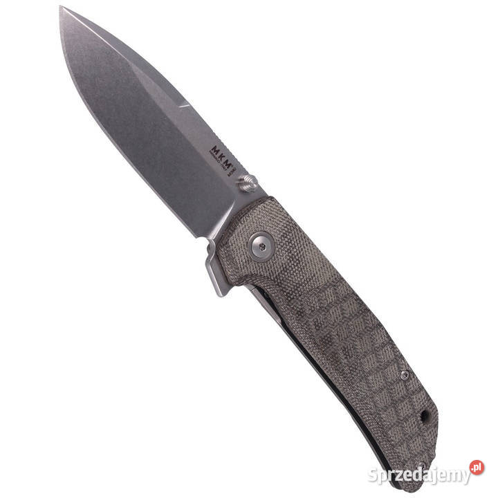 Nóż składany MKM Maximo Green Micarta Stone mazowieckie Warszawa
