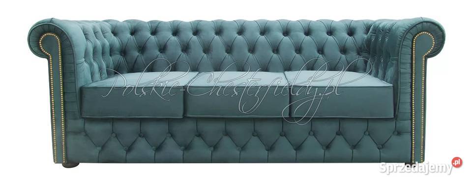 SOFA CHESTERFIELD NORMAL 3 OS z funkcją spania Zielona Góra sprzedam