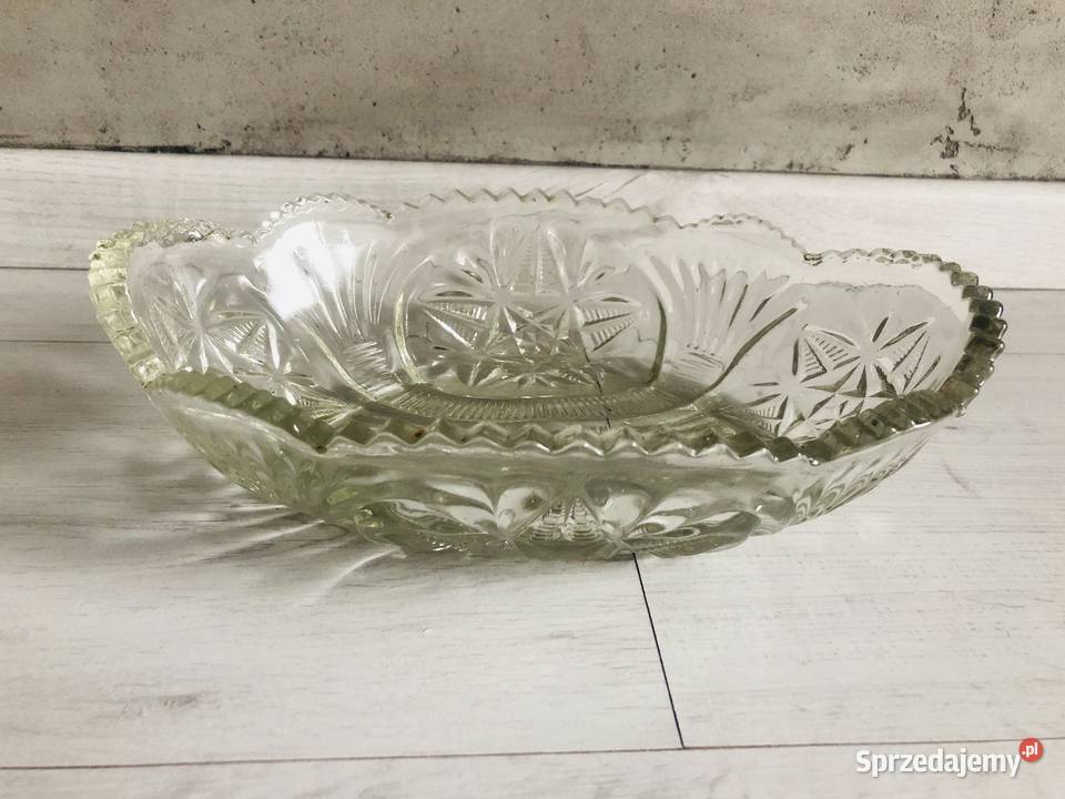 Misa miska szklana PRL łódzkie Łódź