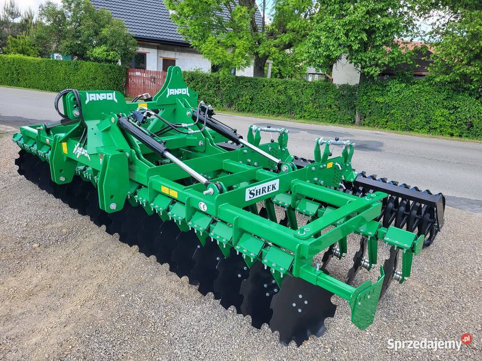 SHREK brona talerzowa hydrauliczna JANPOL 456m podkarpackie