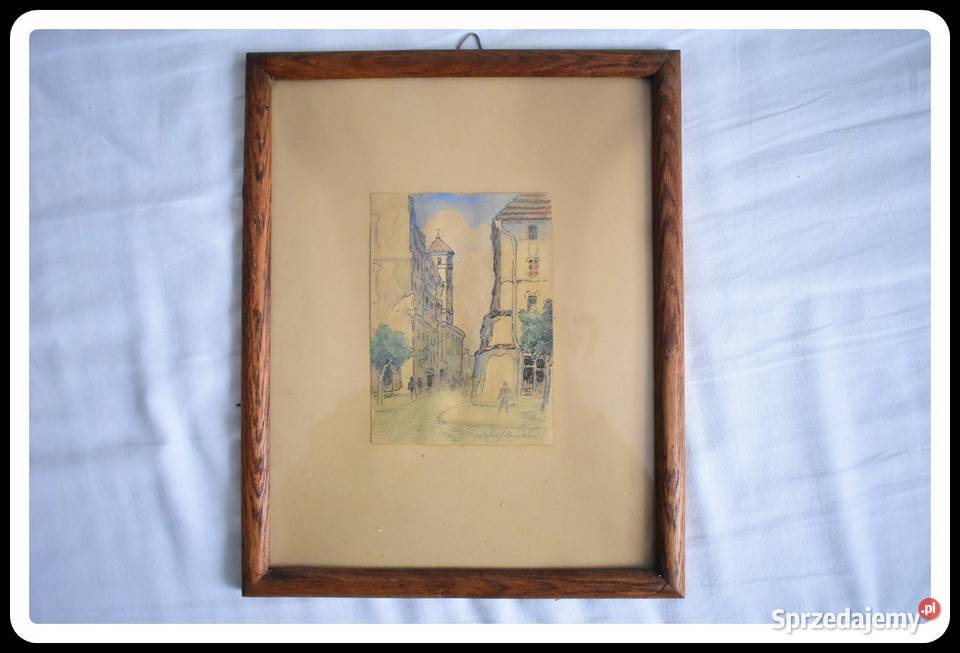 Zofia Stankiewicz obraz Ulica Piwna Płock