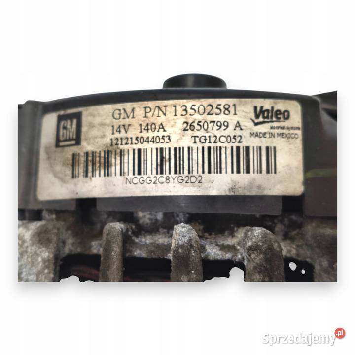 ALTERNATOR Opel Insignia Astra J Zafira C 20