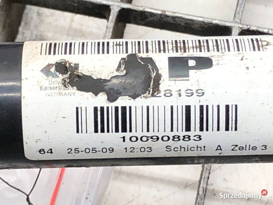 PÓŁOŚ LEWY PRZÓD OPEL INSIGNIA A 20 160 0817