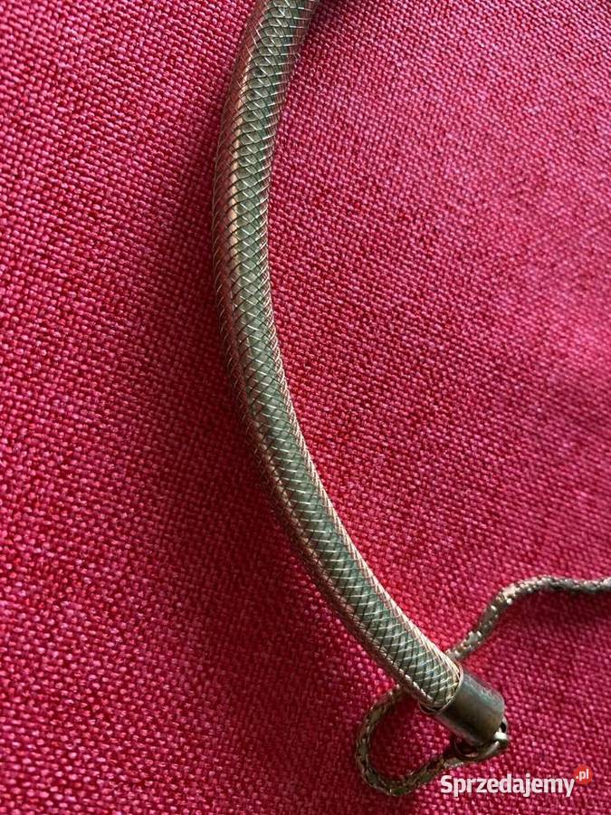 Naszyjnik w kolorze złotym biżuteria sztuczna Częstochowa