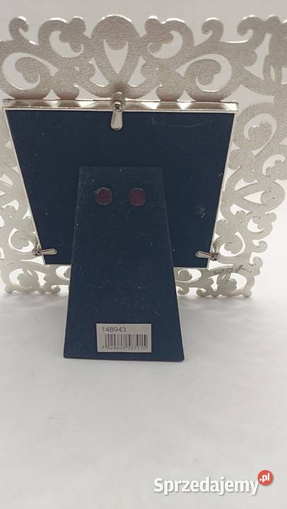 Ramka na zdjęcie metalowa z perełkami glamur Zamość