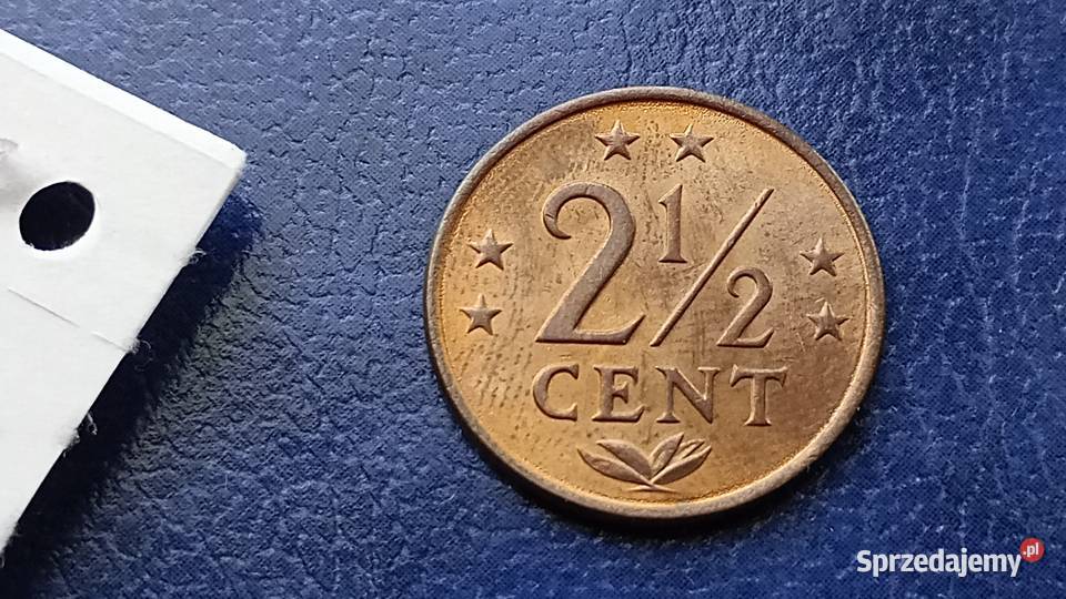 Stare monety 2 12 cent 1973 Antyle Holenderskie Lesko