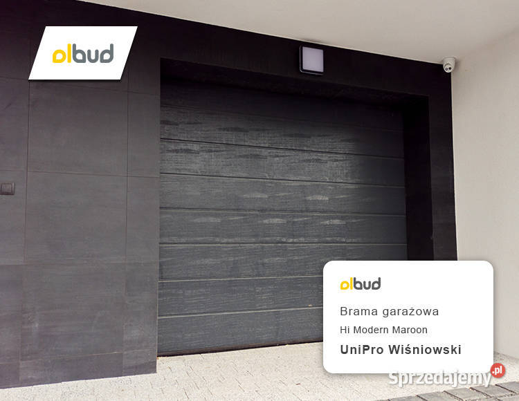 Brama garażowa Wiśniowski Hi Modern Maroon Olbud pomorskie Tczew