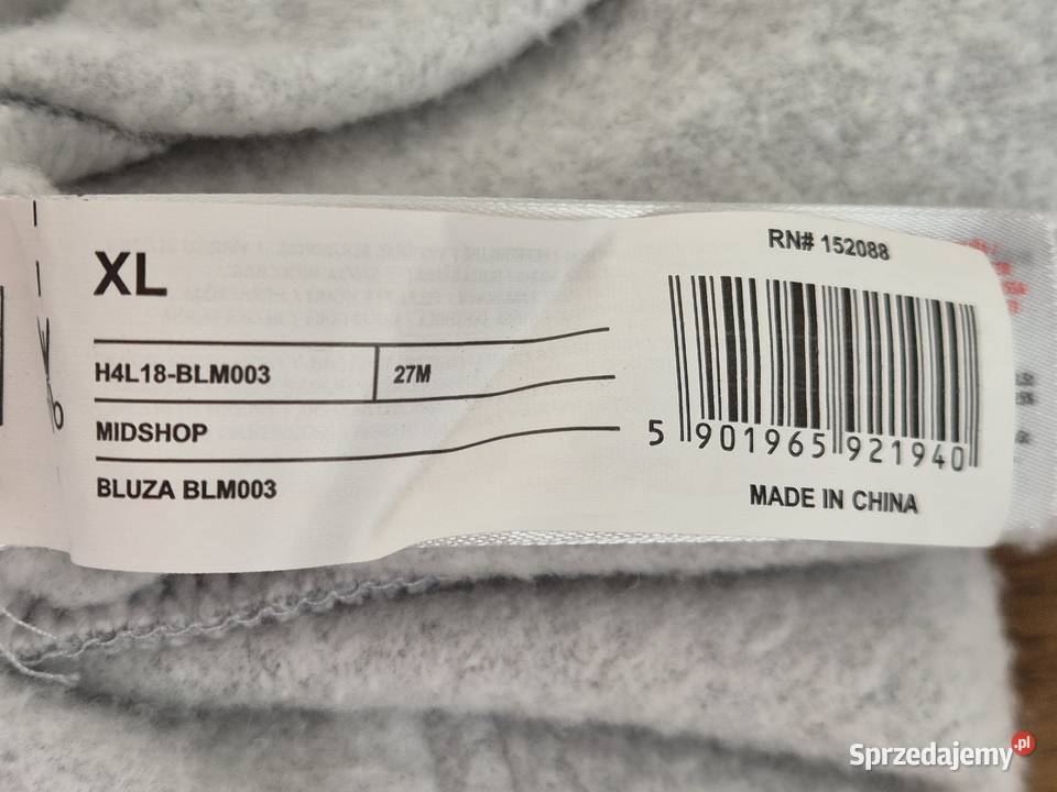 Męska ocieplana bluza z kapturem 4F Nowa Warszawa