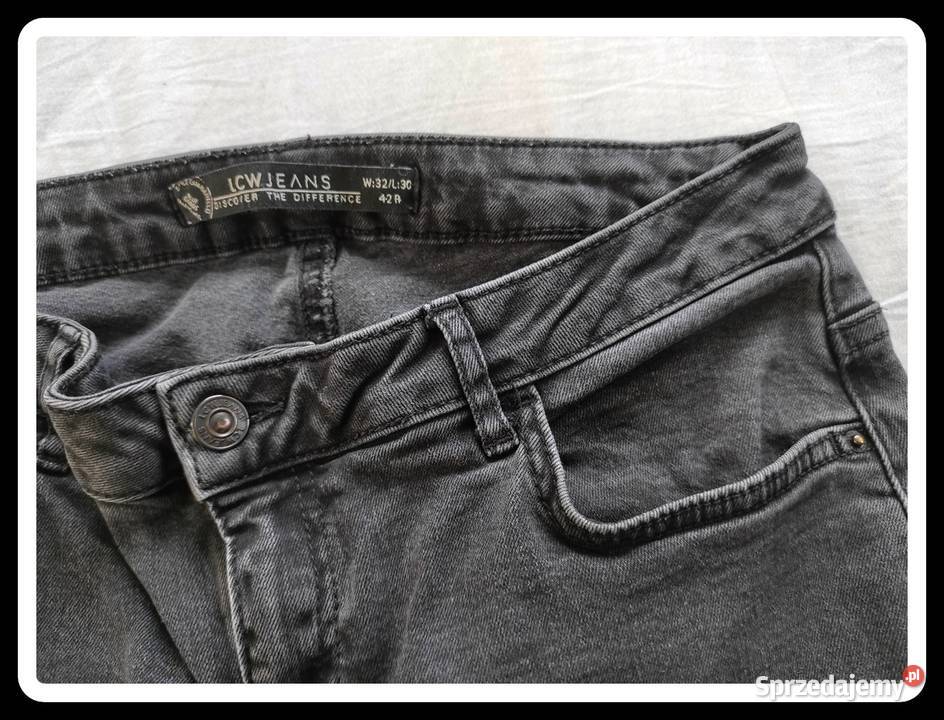 LWC jeans czarne spodnie damskie 42 XL Płock sprzedam