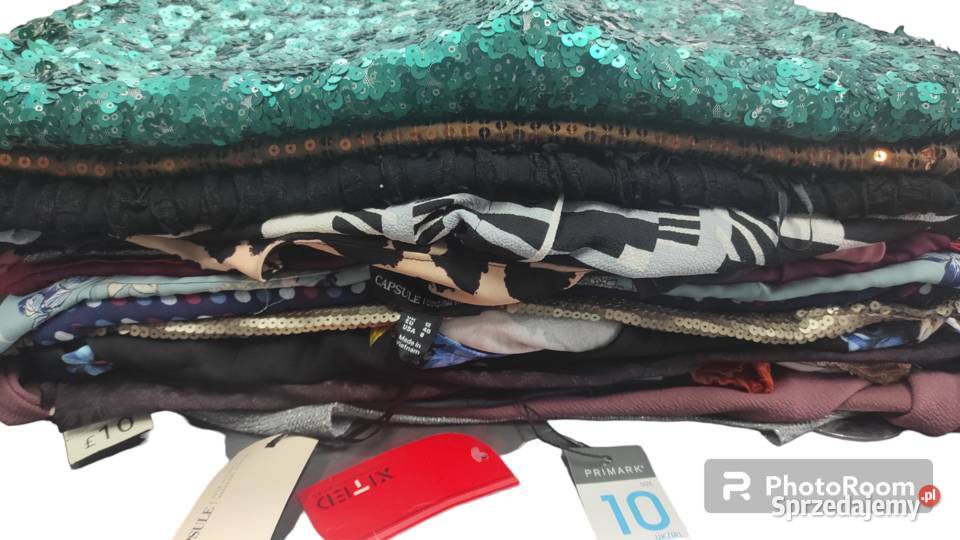 Odzież używana damska wiosnalato pakiet 15 Lubin