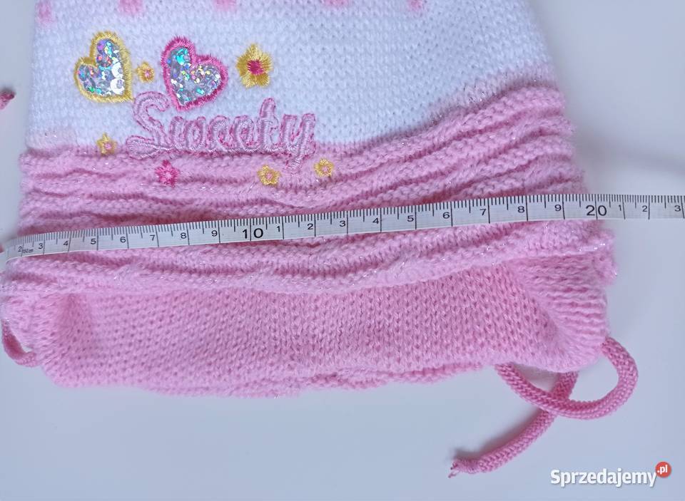 Nowa czapka zimowa z pomponem 5052 Sweet Katowice sprzedam