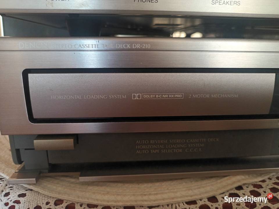 Denon DRA 35 Denon DR 210 Zestaw sprawny Wieże i miniwieże Tychy